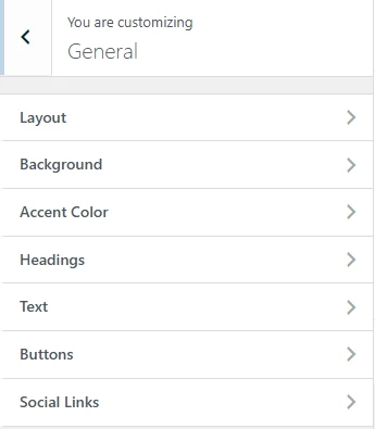 Beaver Builder Theme general settings showing typography controls, button styling, accent colors, and global heading styles