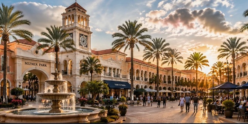 Mizner Park in Boca Raton, Florida
