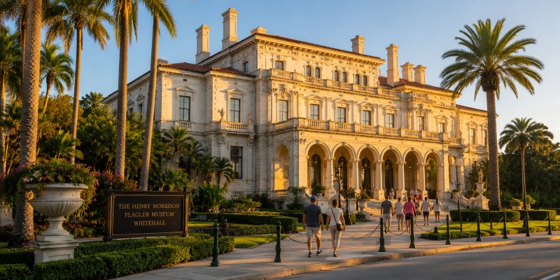 Henry Morrison Flagler Museum at Whitehall in Palm Beach, Florida