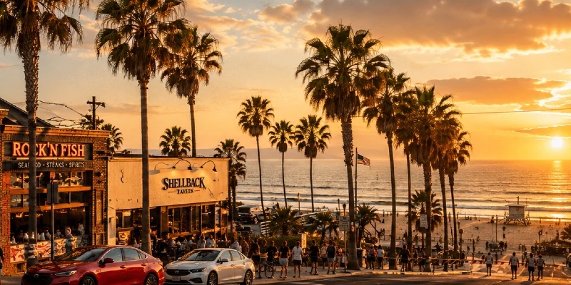Coastal city scene representing HYPEsites web design services across the U.S. and Canada